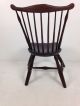 Fabulous American Antique Fan Back Windsor Chair,  Chester County,  Pa Ca.  1780 Pre-1800 photo 3