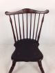 Fabulous American Antique Fan Back Windsor Chair,  Chester County,  Pa Ca.  1780 Pre-1800 photo 4