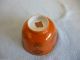 Chinese Orange Porcelain Bowl Decoration Buddha Symbols And Seals Porcelain photo 7