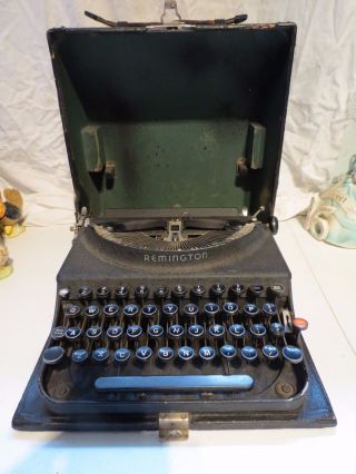 Antique Remington Portable Typewriter,  Great. photo