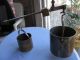 Antique Fairbanks - Winchester Brass Grain Beam Scale With 2 Buckets No Res Scales photo 1