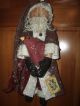 Primitive Olde World Santa Clause Father Christmas Winter Hanging Door Greeter Primitives photo 1