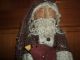 Primitive Olde World Santa Clause Father Christmas Winter Hanging Door Greeter Primitives photo 3