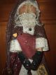 Primitive Olde World Santa Clause Father Christmas Winter Hanging Door Greeter Primitives photo 4