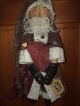 Primitive Olde World Santa Clause Father Christmas Winter Hanging Door Greeter Primitives photo 6