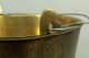 = Antique 1800 ' S Cast Bronze Cauldron Cooking Pot W.  Handle Metalware photo 3