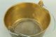 = Antique 1800 ' S Cast Bronze Cauldron Cooking Pot W.  Handle Metalware photo 5