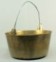 = Antique 1800 ' S Cast Bronze Cauldron Cooking Pot W.  Handle Metalware photo 7