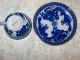 Vintage Japan Dragon Ware Porcelain Flow Blue Cup & Saucer Yamaryu Gold Trim Cups & Saucers photo 1
