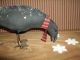 Primitive Olde Winter Crow Christmas Holiday Ornie Cupboard Decor Primitives photo 4