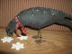 Primitive Olde Winter Crow Christmas Holiday Ornie Cupboard Decor Primitives photo 5