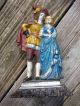 Cast Iron Doorstop,  Elizabethan Couple Metalware photo 1