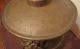 Rare Antique 1800 ' S Handmade Thick Heavy Victorian Brass Ornate Oil Table Lamp Lamps photo 7