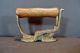 Antique Wood & Cast Iron Handle For Flat Clothes Iron 2 1/4 