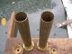 Spare Pair Solid Brass Column Kits With Undermounts Restore Paraffin Oil Lamps 20th Century photo 3
