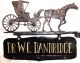Vintage Whitehall Metal Horse & Carriage Buggy Country Doctor Sign Repaintable Signs photo 1