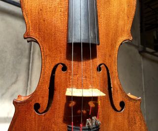 4/4 Old Italian Labeled Violin - Andaldo Poggi Fece Bologna Anno 1928 photo