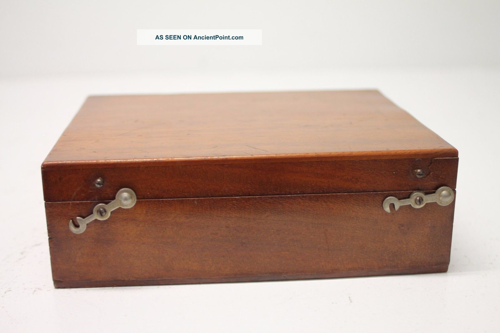 Vtg Negretti & Zambra Barograph ? Portable Scientific Instrument In Wood Case Microscopes & Lab Equipment photo