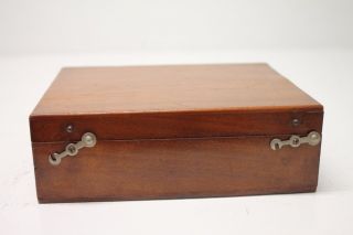 Vtg Negretti & Zambra Barograph ? Portable Scientific Instrument In Wood Case photo