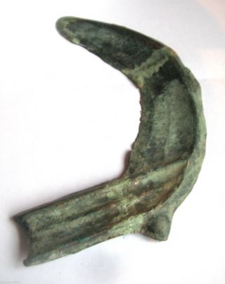 Circa.  1000 B.  C Large British Found Bronze Age Celtic Ae Bronze Scythe photo