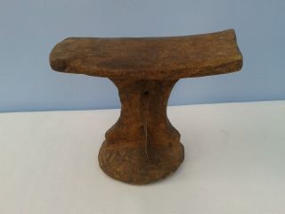 Vintage Besmo African Tribal Wood Head/neck Rest photo