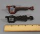 2 Antique Cast Iron,  Sewing Birds,  Paint & Tape Measure,  Nr Tools, Scissors & Measures photo 2