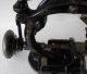 Rare Antique Industrial Sewing Machine Willcox & Gibbs Hat Model Stand Inc Sewing Machines photo 8