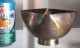 Mid Century Mod Ward Bennett Designs Silver Plated Footed Bowl Small Mid-Century Modernism photo 4