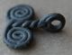 Romano Celtic Period Bronze Twisted Serpents Amulet Pendant 100bc - 100ad Vf, Roman photo 3