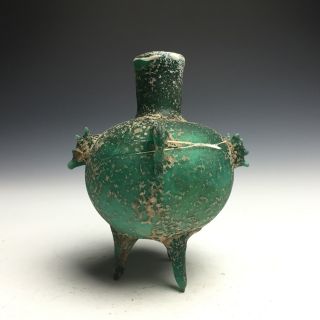 A Ancient Roman Glass Bottle 5 photo