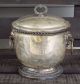 Vintage Ice Bucket Poole Silver Plate Lion Head Handles Other Antiquities photo 3
