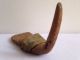 Most Unusual Very Old Wooden Object - Shoe? Glove?what Is It? Other Ethnographic Antiques photo 2