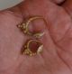2000 Years Old Ancient Gold Earrings Roman Empire Rare Antique Piece Of Jewelry Roman photo 9