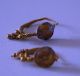 2000 Years Old Ancient Gold Earrings Roman Empire Rare Antique Piece Of Jewelry Roman photo 5