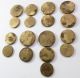 Coin Scale 17 Weights 1830 Italian Money Weighing Beam Brass Doppia Double Spain Scales photo 3