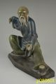 Collectible China Handwork Porcelain Carve Chinese Kung Fu Big Statue Other Antique Chinese Statues photo 2
