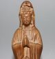Old Chinese Boxwood Nahai Avalokitesvara Guanyin Kwan - Yin Goddess Of Mercy Kwan-yin photo 1