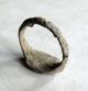 Uncleaned Ancient Roman Medieval Men Bronze Ring Rare Type Roman photo 1