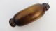 Rare Japanese Beachcombed Rolling Pin Glass Float - Brown Fishing Nets & Floats photo 5