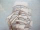 Antique Daniel Sherrin Under Full Sail Maritime Seascape O/c Signed Painting Yqz Other Maritime Antiques photo 4