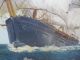 Antique Daniel Sherrin Under Full Sail Maritime Seascape O/c Signed Painting Yqz Other Maritime Antiques photo 7