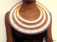 Masai Lady Collar Home Decor Authentic Tanzanian Culture Kilimanjaro Gift Jewelry photo 1