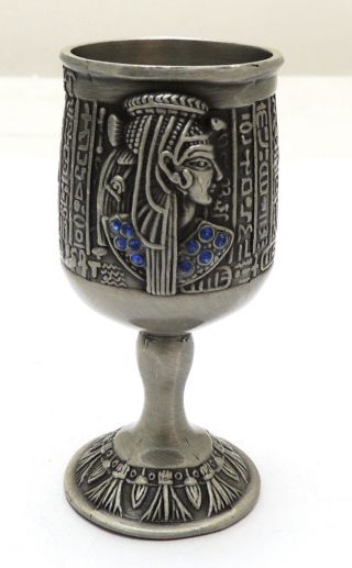 Egyptian Pharaoh Brass Cups Collectable Cleopatra photo