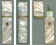 Antique Mother Of Pearl Palais Royal Needle Case W/ Pansy Seal Circa 1820 Needles & Cases photo 1