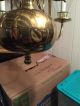 Vintage 1950 Polished Brass 6 Light Chandelier W/original Globes Last Chance Chandeliers, Fixtures, Sconces photo 10