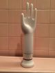 Vintage Glossy Factory Porcelain Glove Hand Mold Display Industrial Molds photo 4