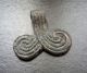 Rare Viking Double Spiral Equinoxes Amuletic Pendant 9th - 12th Century A.  D. Scandinavian photo 1