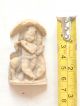 1900 ' S Old Tara Cota Small Statue Figurine God Baby Krishna Carved India photo 1