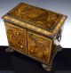 Early 19thc Chinese Gold Lacquer Imperial Figures Multi Drawer Chest Sewing Box Baskets & Boxes photo 8