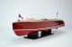 Chris Craft Racing Runabout 1953 - Handmade Wooden Classic Speedboat Model Model Ships photo 2